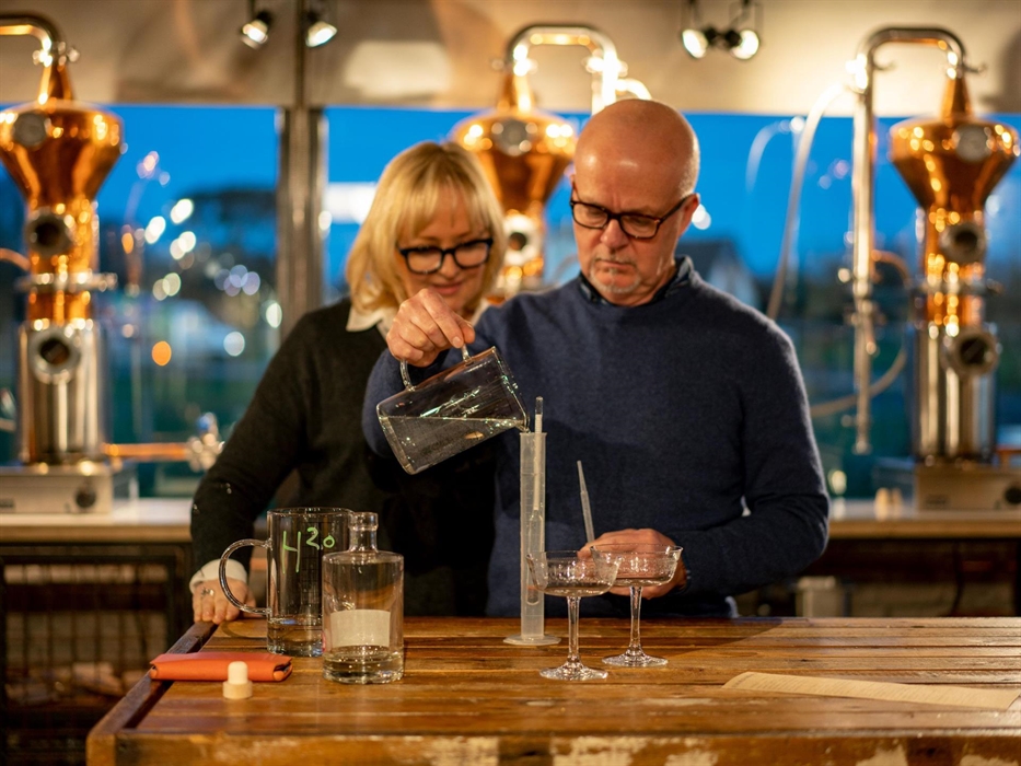 Gin making with custom made stills