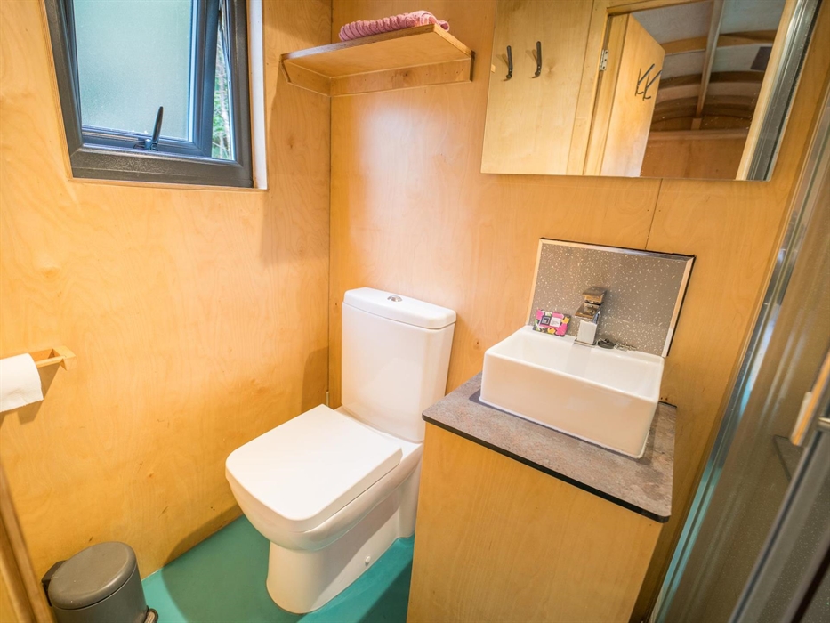 Inside Snowdonia glamping pod