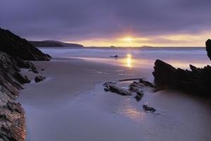 Pembrokeshire beach sunset