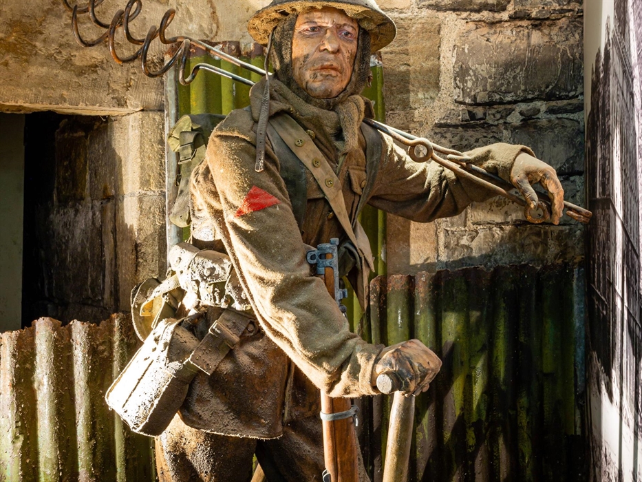 They fought in France & Flanders, the Balkans, Gallipoli, Palestine & Gaza. A regiment which produced war poets & artists, such as David Jones, Siegfr