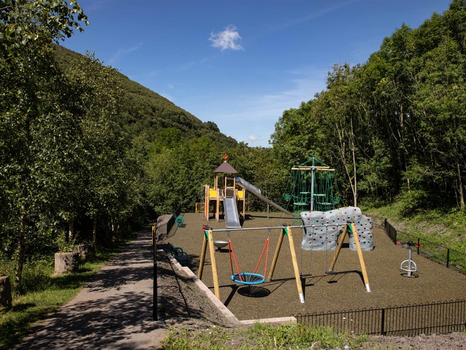 Adventure Playground at Cwmcarn Forest