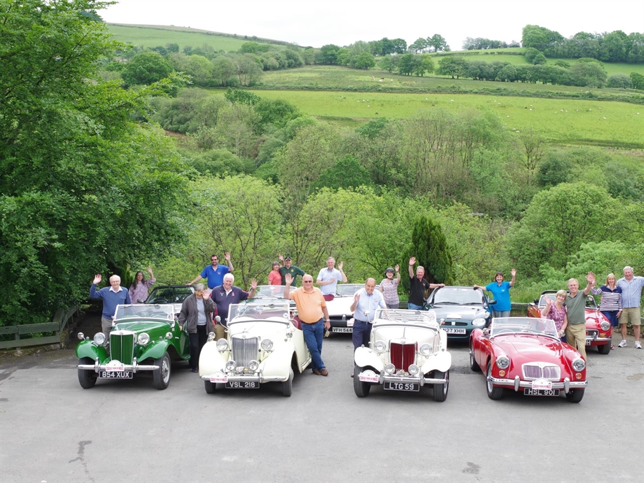 Classic Car Tour at Llanerchindda