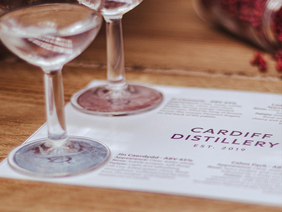 Cardiff Distillery Gin Tasting Cards