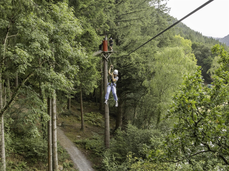 Zip through the trees on Zip Safari