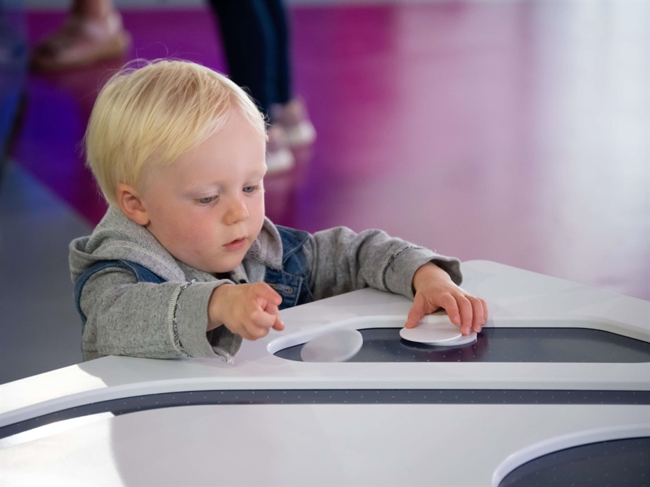 Young Person, Using Air Table