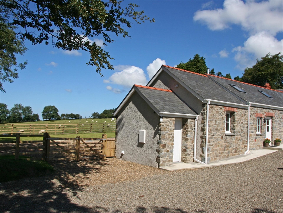 Entrance gates to enclosed garden.