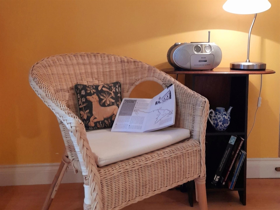 a corner to read, plan your walking with the dogs, or listen to the radio at 2 bedroom Granary Cottage
