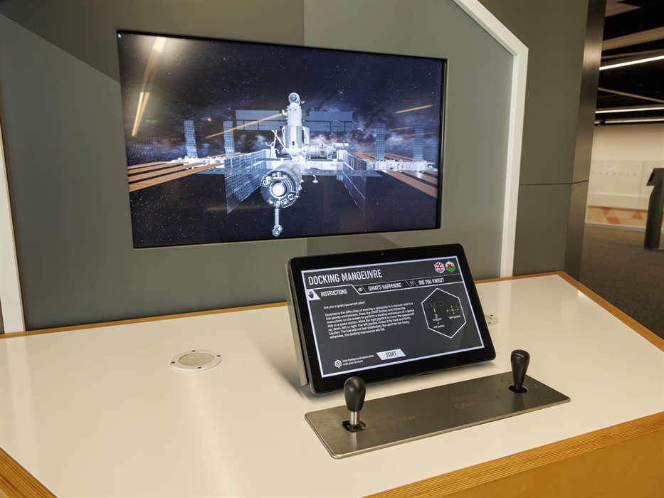 Image of the Docking Manoeuvre exhibit.