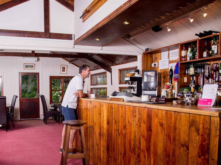 Enjoy a drink, Hot beverage before or after a game or a Brisk woodland walk.