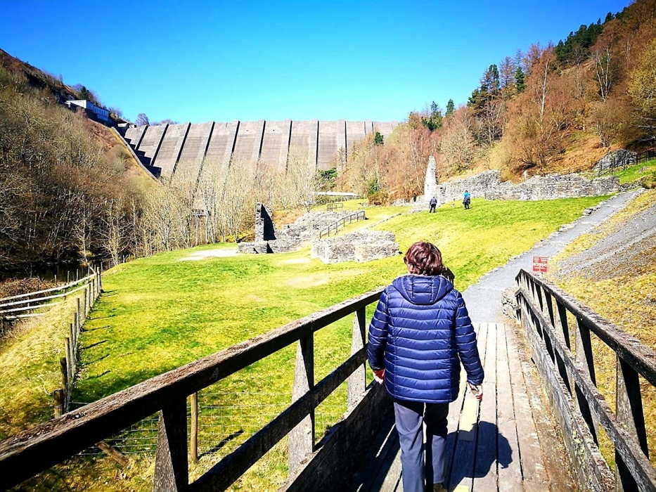 Bryntail mine is an industrial heritage site at the Southern end of the Llyn Clywedog, jusy below the reservoir dam. Bryntail mine extracted lead ore
