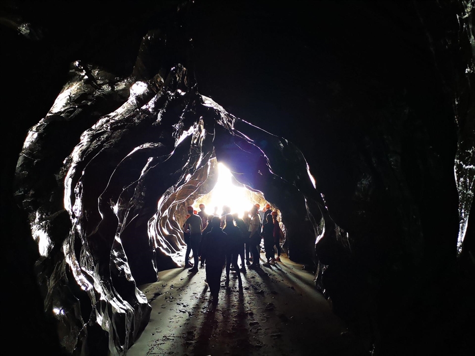 Exploring caves of South Wales