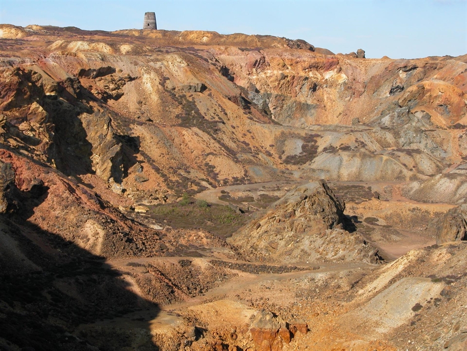Parys Mountain copper mine, once the biggest in the world