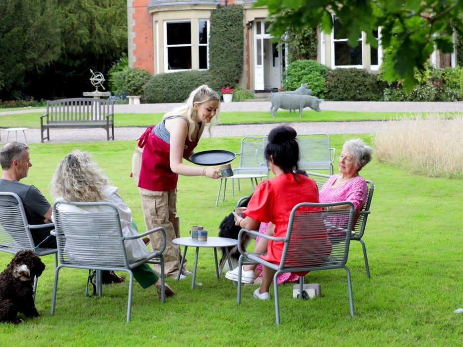 Tea and Coffee on the Lawn