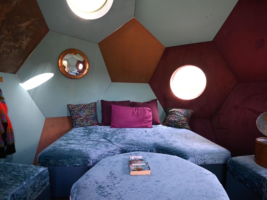 Clever modular furniture can be a bed or a sofa!