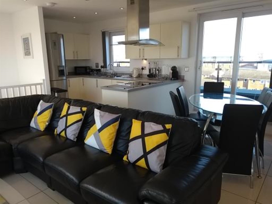 Open plan living area