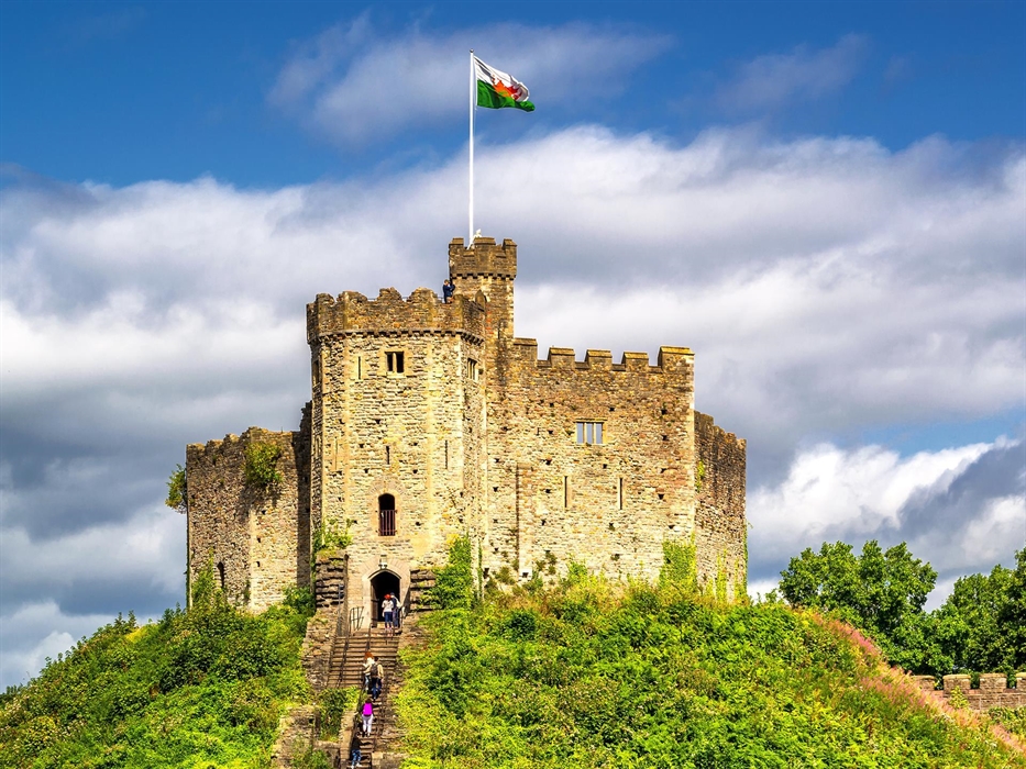 A photo of Cardiff Castle in Wales
