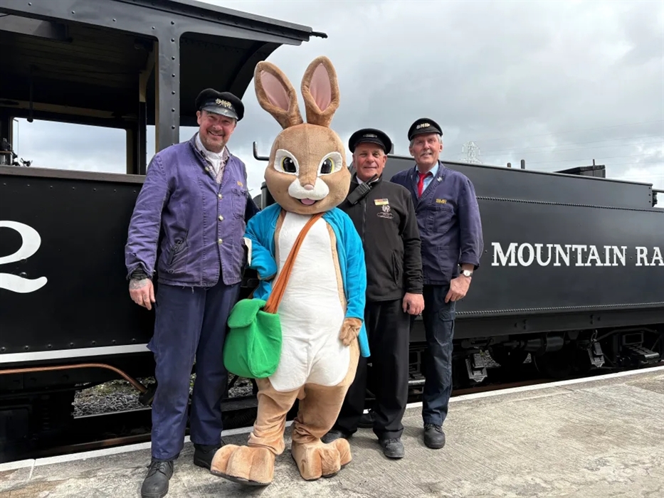 Meet the Easter Bunny at Brecon Mountain Railway