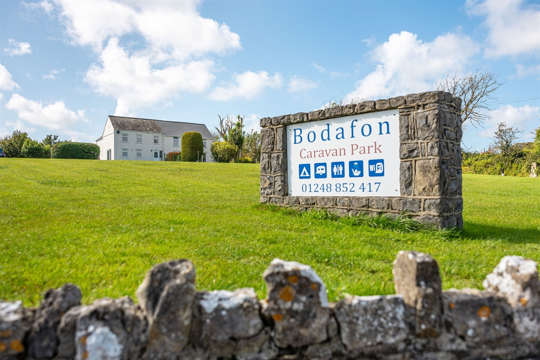 Sign Bodafon Caravan Park