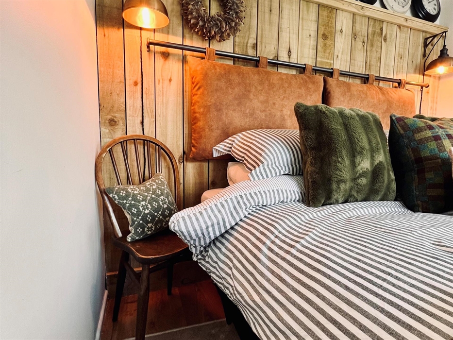 This king-size room can accommodate two singles if required.