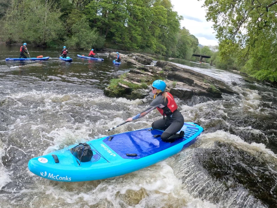 White Water SUP, River Dee