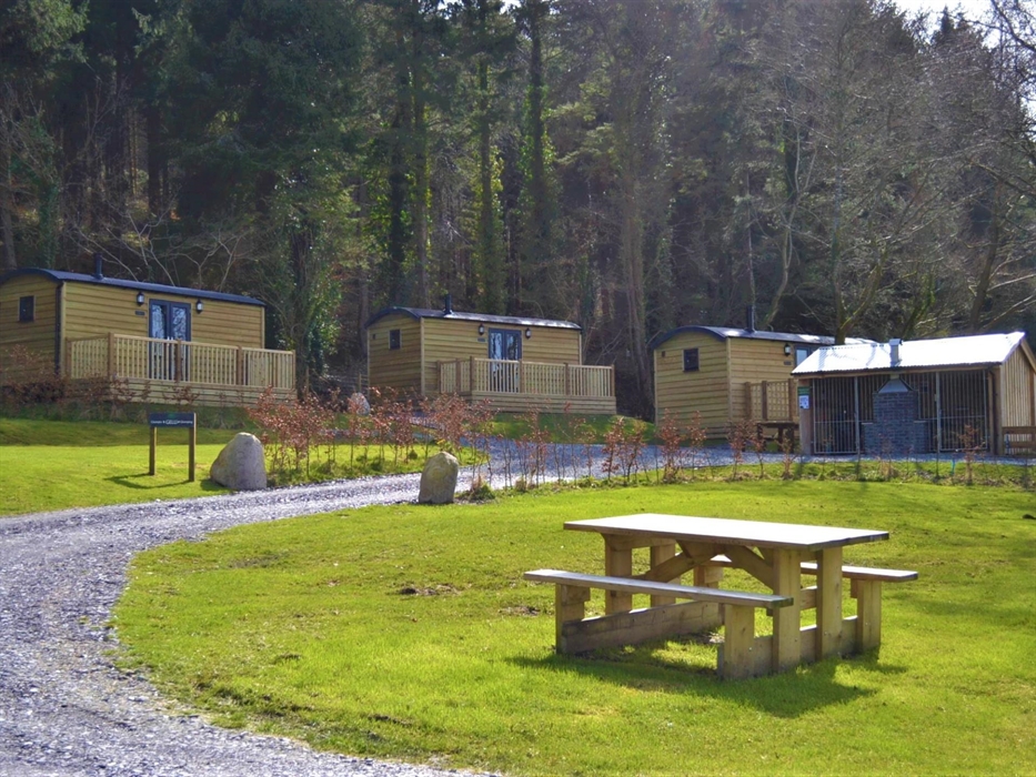 We have 3 Shepherd's Huts which each have their own private hot tub - the ultimate luxurious break away.