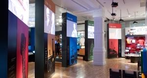 Timeline monoliths in Cardiff in Context gallery