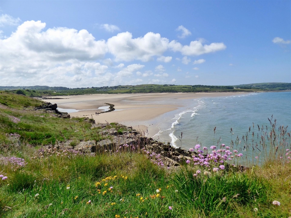 Lligwy Beach is a lovely sheltered bay with swathes of golden sand - perfect for family days out.