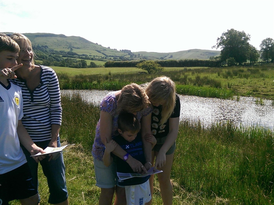 Explore the farm and with a mapped Nature trail around the fields and wildlife pond.