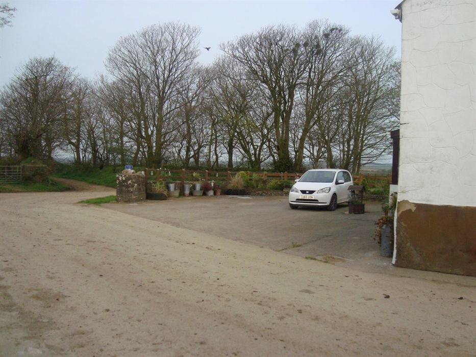 Parking area outside Property