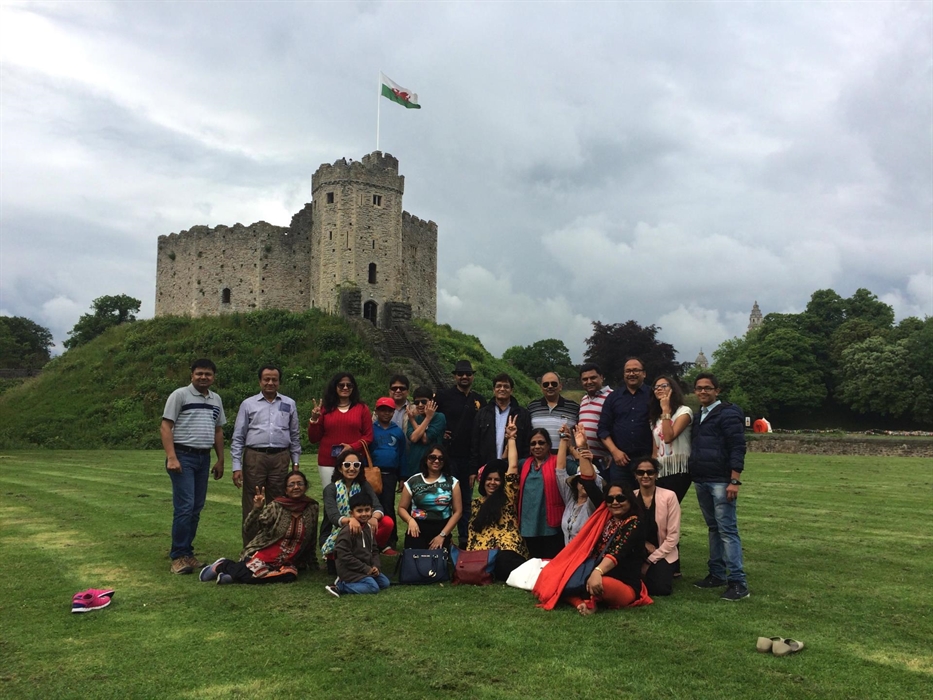 Group at Cardiff Castle