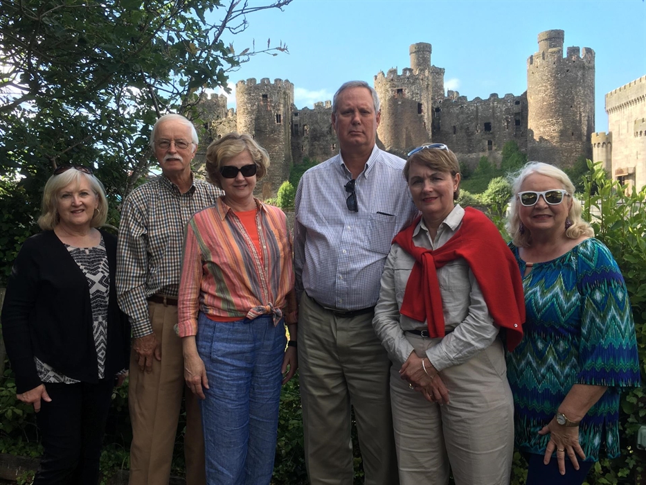 On tour with Boutique Tours at Castell Conwy
