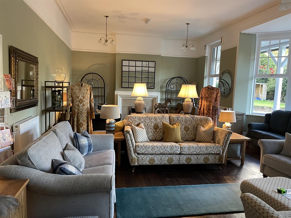 one of the many sitting areas throughout the hotel where there is a furniture showroom that you can make the most of.