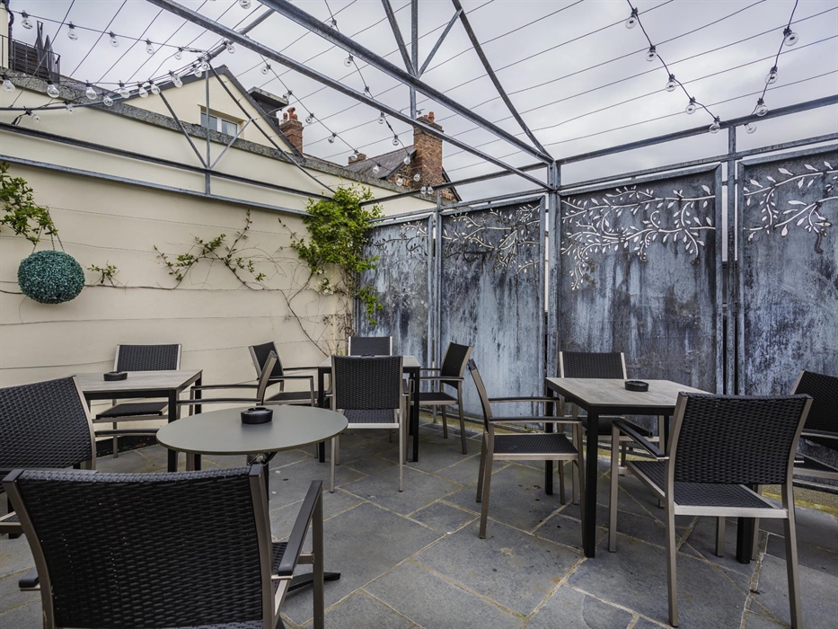 Outside seating area