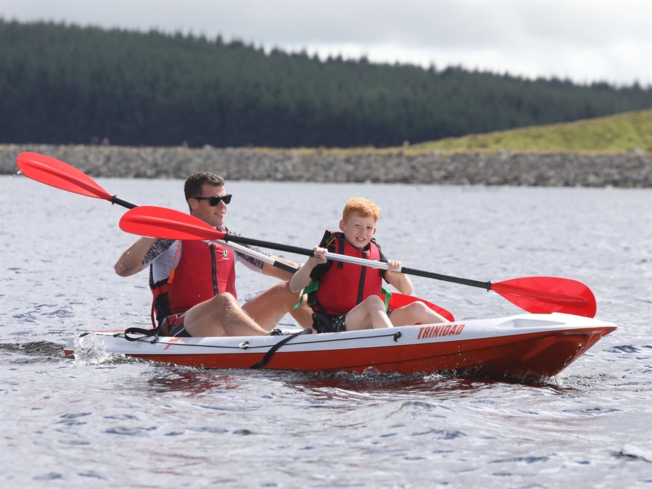 Kayaking at Brenig