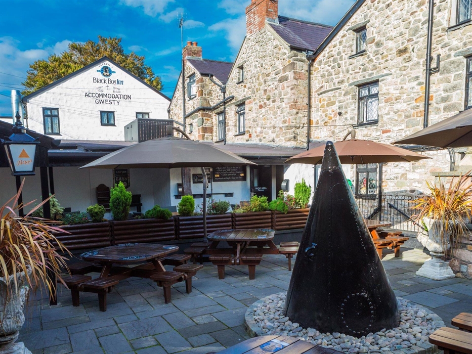 Outside seating area