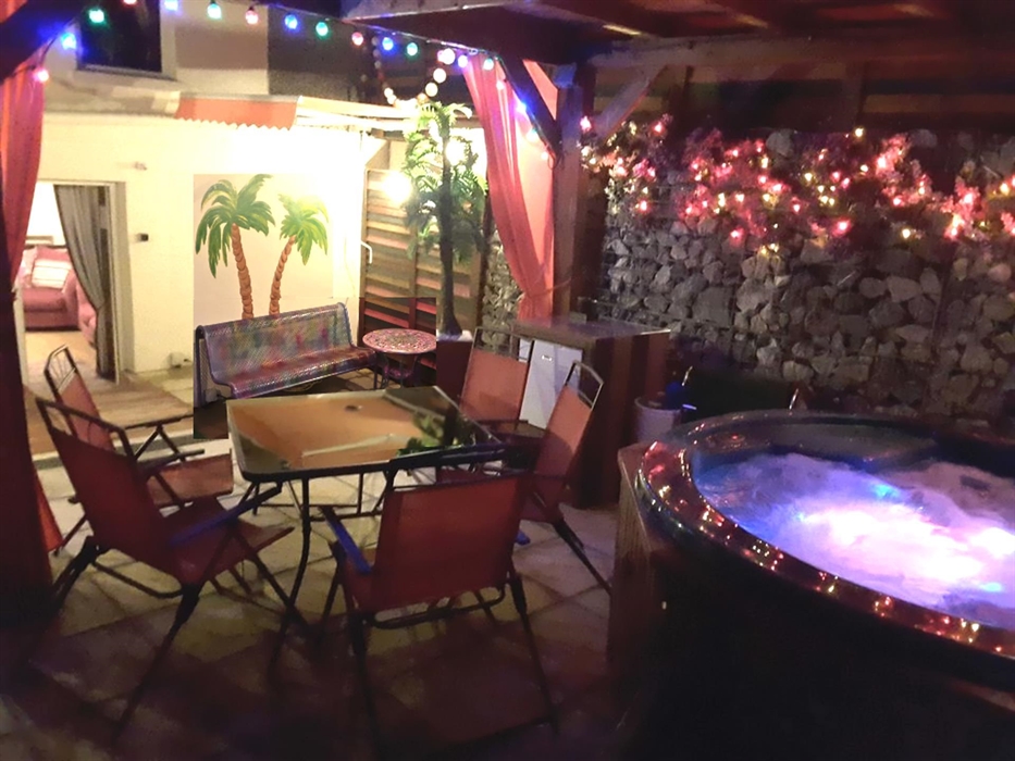 Hot Tub, Gazebo and Terrace