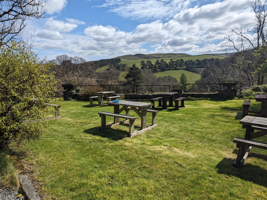 Enjoy rooms with a view over looking the gorge with our 200ft waterfall or sit with a cool drink in the garden.