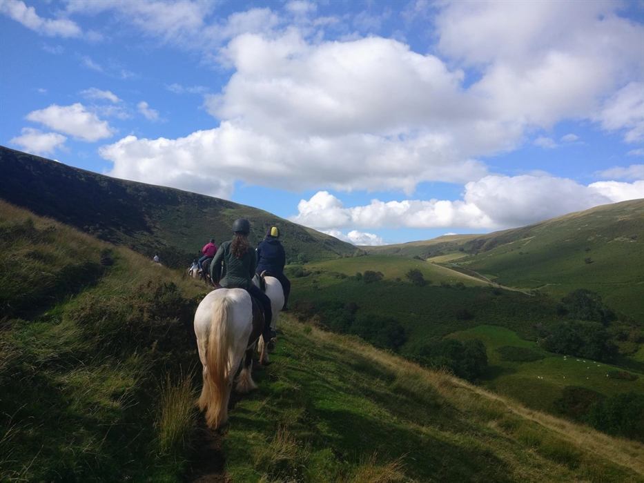 With 60+ years experience the Grange has a few different routes covering our little corner of the Brecon Beacons all of which are suitable for all rid
