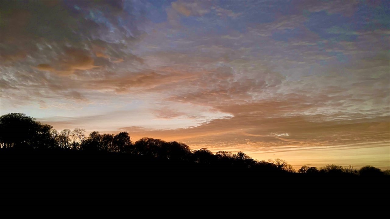 The apartment faces directly west and takes advantage of the wonderful sunsets we experience in Carmarthenshire.