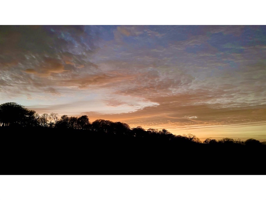 The apartment faces directly west and takes advantage of the wonderful sunsets we experience in Carmarthenshire.