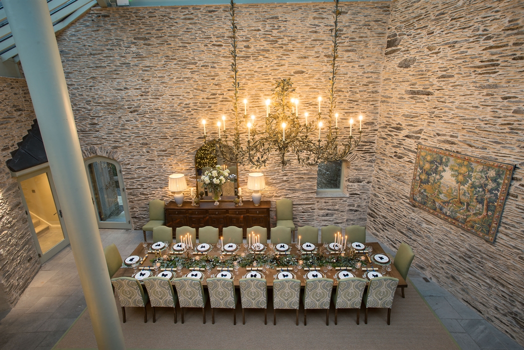 The Atrium room at Christmas