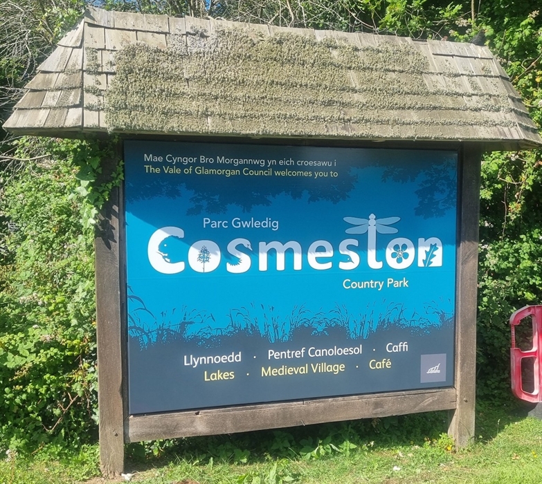 Entrance to Cosmeston Country Park
