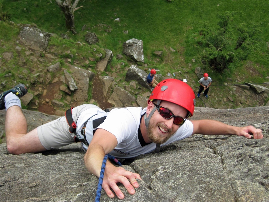 Rock Climbing experience in the mountains of Eryri National Park Snowdonia