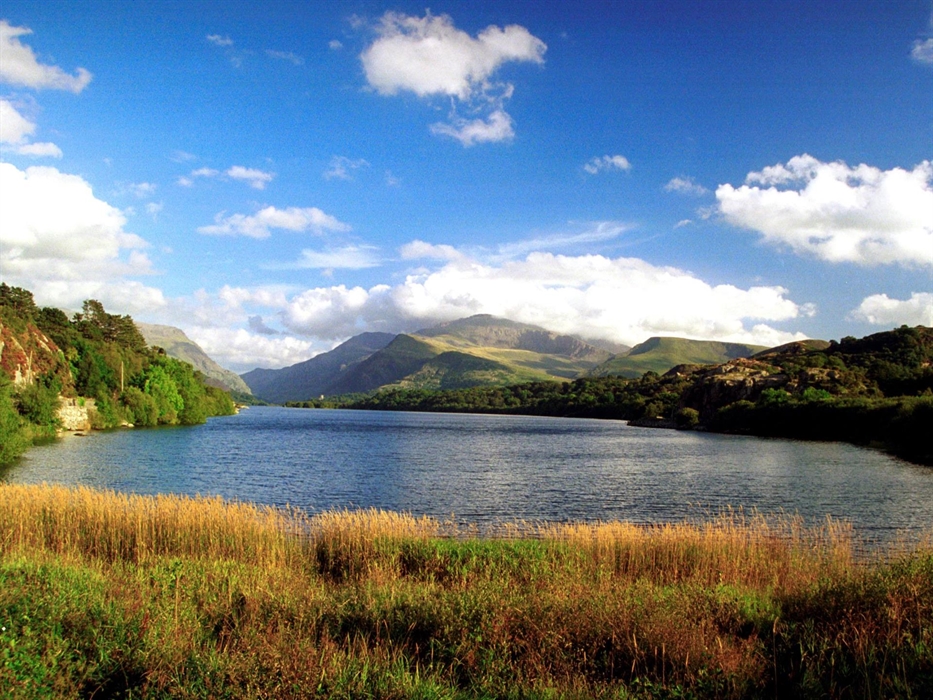 Snowdon over Llyn Padarn