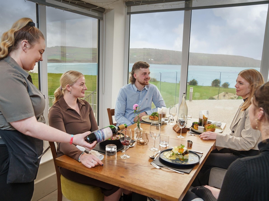 Dining in the Carreg Restaurant