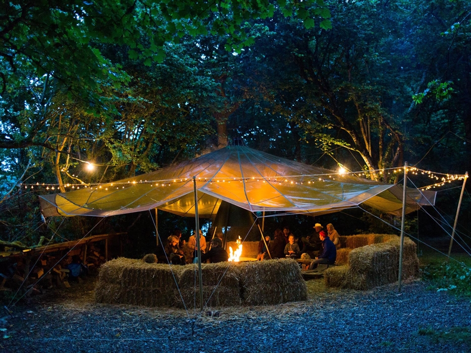 The firepit (photo: Sarah Falugo)