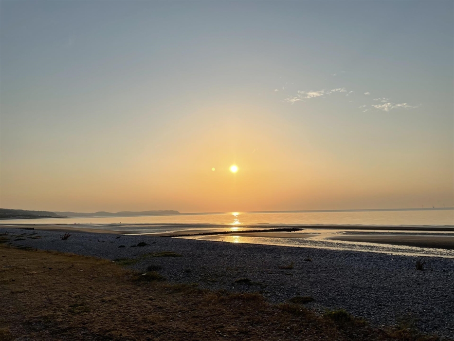 Sunset at Abergele Beach