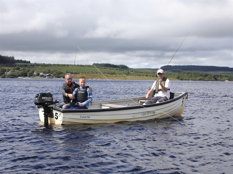 Fishing at Brenig