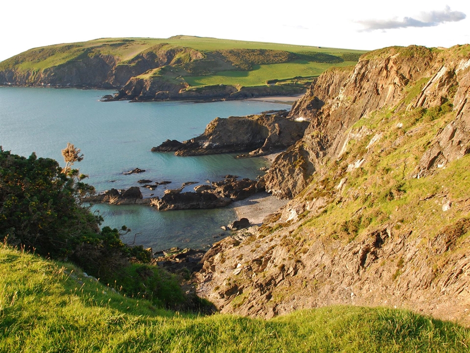 Looking towards Pwllgwaelod Beach