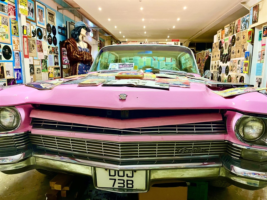 Pink cadillac